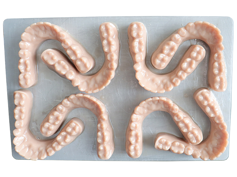 Dental models 3D printed with the Premium Model resin